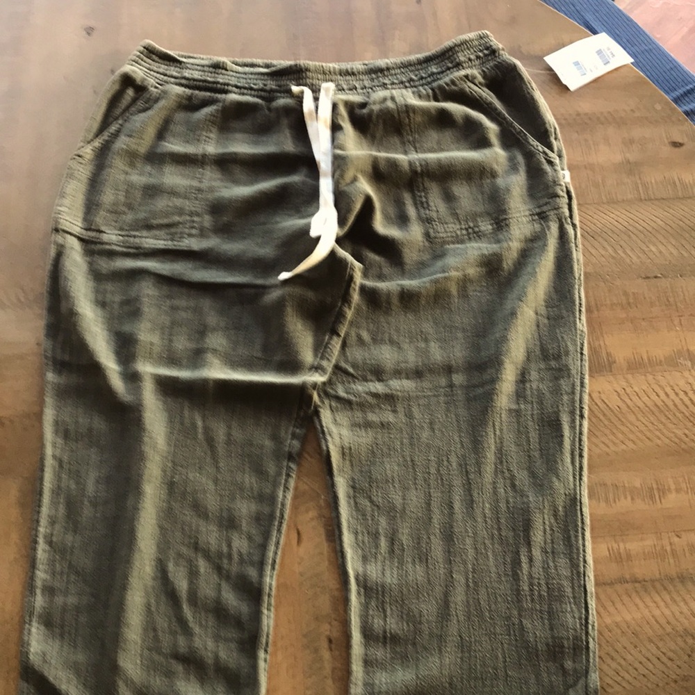 Rip Curl NWT Surf Essentials 100% Cotton Drawstring Pants SZ XL